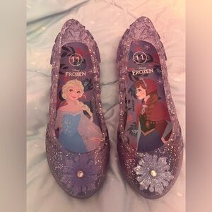 Disney Frozen Purple Sparkle Shoes